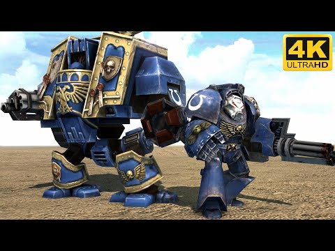 ULTRAMARINES vs DEATH GUARD - Men of War: Warhammer 40k Mod (4K, Cinematic)