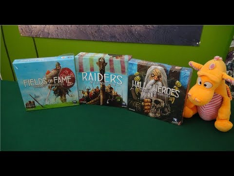 Raiders of the North Sea: Fields of Fame + Hall of Heroes Expansions - Unboxing