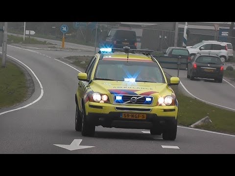 MMT Voertuig 13-901 Met Spoed/A1 naar een inzet aan de Nieuwstraat in Purmerend