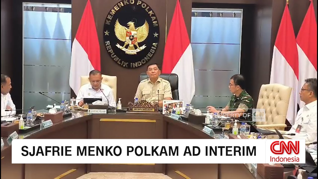 BG Reshuffle, Menhan Sjafrie Sjamsoeddin Jadi Menko Polkam Ad Interim
