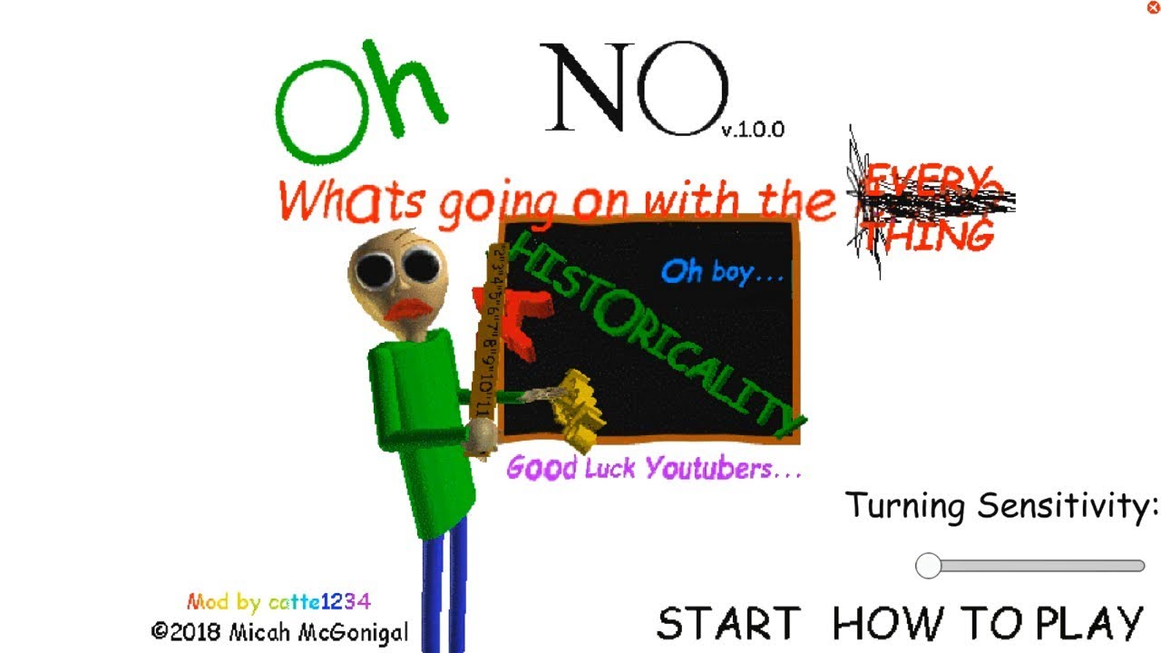 Baldi's Basics-OH NO