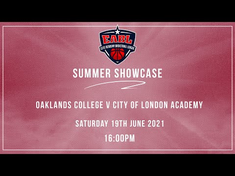 EABL: Oaklands College Vs CoLA- City of London Academy - 21.06.19
