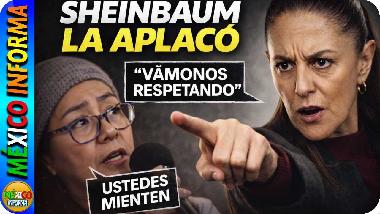 SHEINBAUM LA TUVO QUE APLACAR "VÁMONOS RESPETANDO" ASÍ LA PARÓ EN SECO. MIRA LO QUE PASÓ.