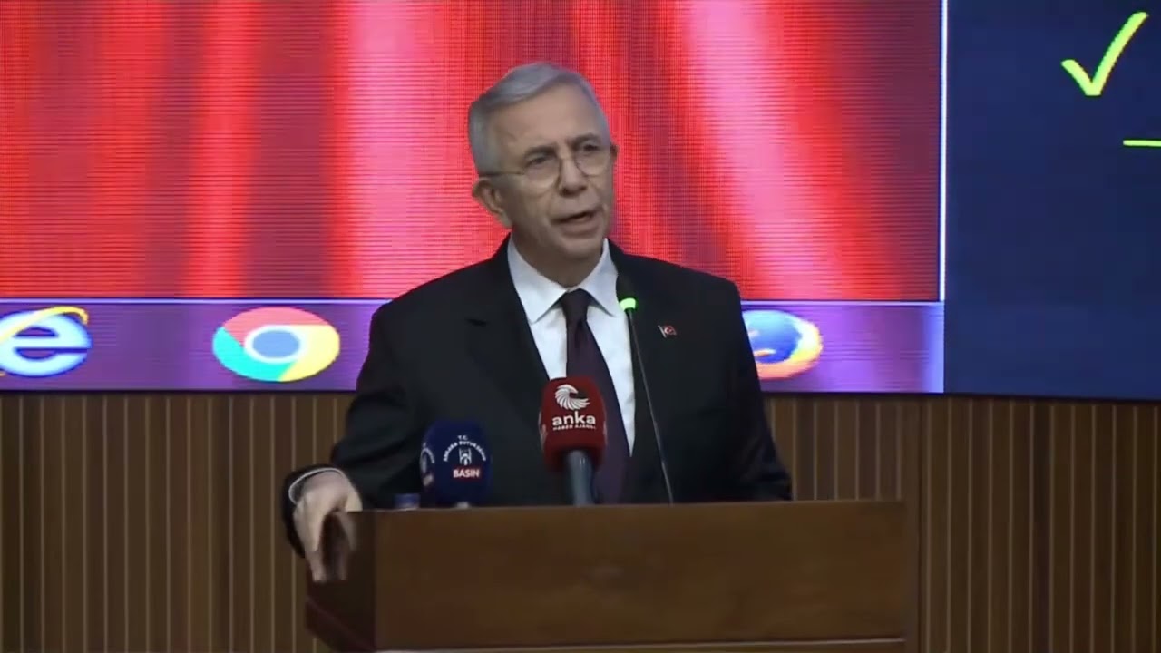 Başkanımız Sn. Mansur Yavaş 14 Ocak 2026 Tarihli Su Konulu Basın Toplantısında Konuşuyor: 