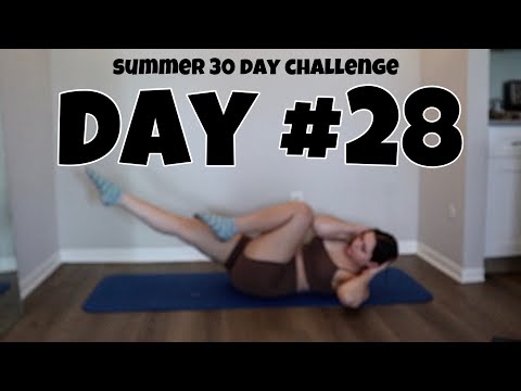 Day #28 Summer Body 30 Day Challenge Beginner Friendly At Home