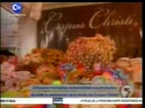 Conmemoracion de Corpus Christi en Cuenca Ecuador 30/05/2016.-