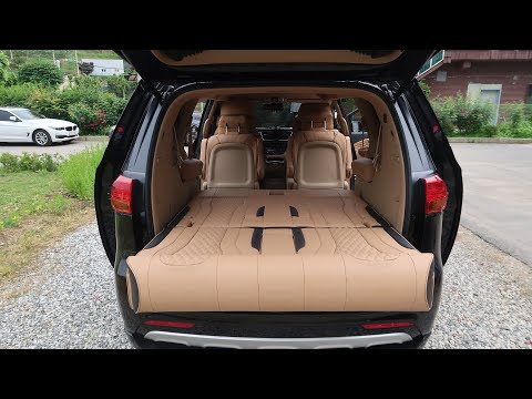 (MV010) 3세대 카니발에 4세대 차박 시트를 넣으면 어떤 모습일까? 비싼 캠핑카 개조보다는 요즘 대세 황제 차박 시트 고민해보세요!