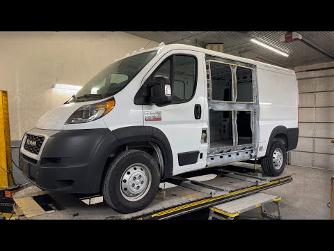 Ram Promaster 1500 Accident Repair - Full Side Panel Swap in 10 Minutes