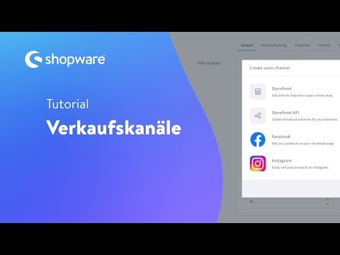 [DE] Shopware 6 User Onboarding - Verkaufskanäle