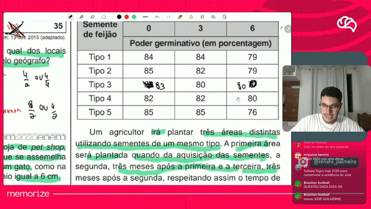 Resolução em Vídeo — Questão 147 ENEM 2020 PPL