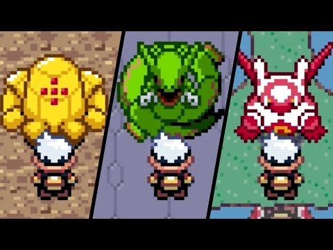 Pokémon Ruby / Sapphire - All Legendary Pokémon Locations