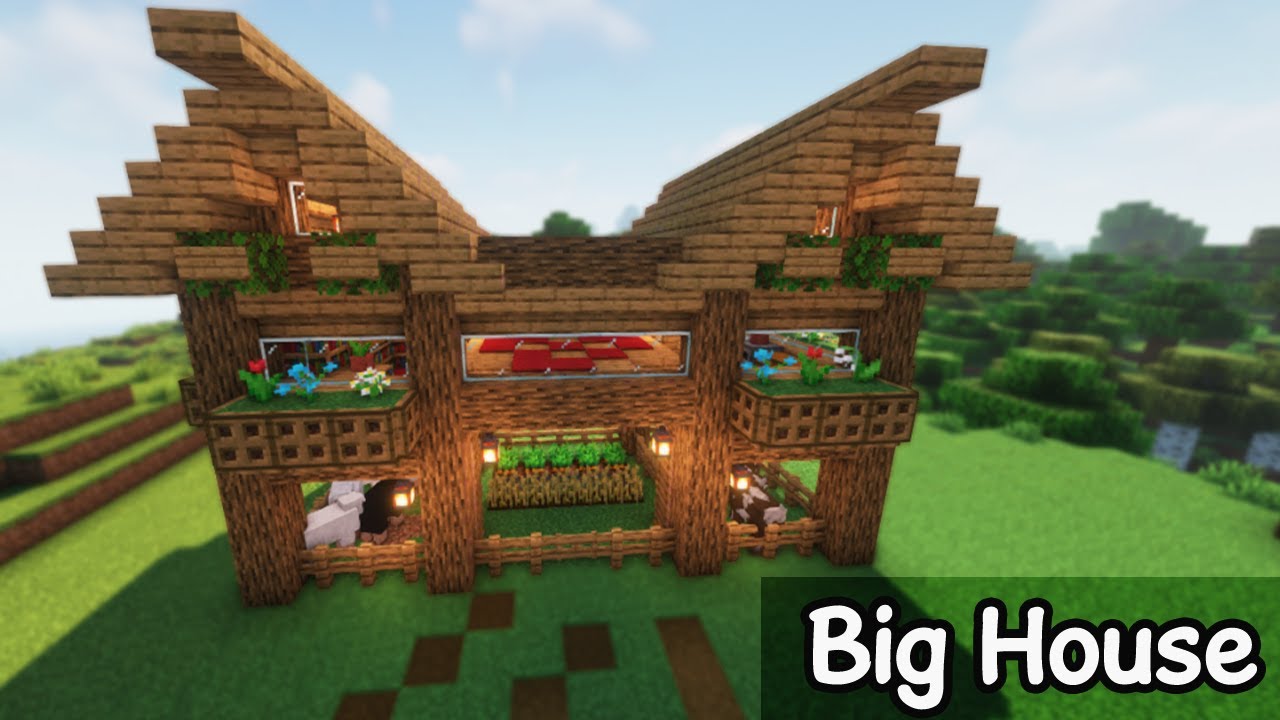 Minecraft How To Build A Big House Minecraft Builders