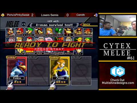 Cytex Melee Weekly #61 Cemith vs Pichu's Pinky Sweat | Losers Semis