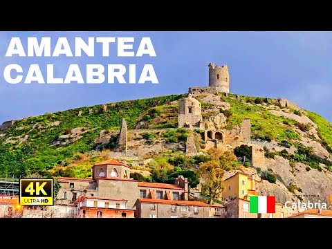 Amantea Calabria 4K italy 🇮🇹 tour
