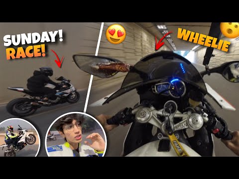 Sunday ride bani race 🤯 *Bmw s1000rr VS Daytona 675* 😍