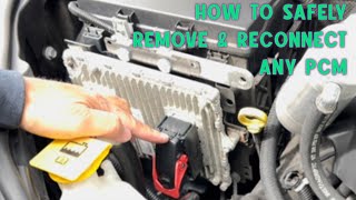 DURANGO RT:HOW TO SAFELY REMOVE PCM AND RECONNECT