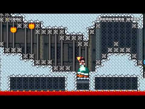 Hold A/2 (AUTOMATIC CAPE MARIO) - Super Mario Maker