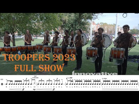 Troopers 2023 Drumline (LearnTheSheets)