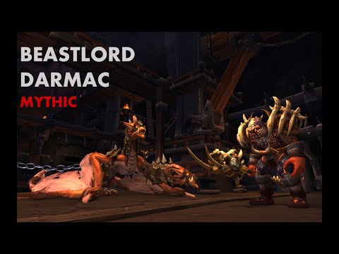 Beastlord Darmac mythic [Blackrock Foundry] PoV: Warlock @ 1440p