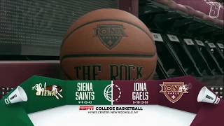 Siena 87, Iona 64