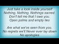 Sick Of It All - No Apologies Lyrics