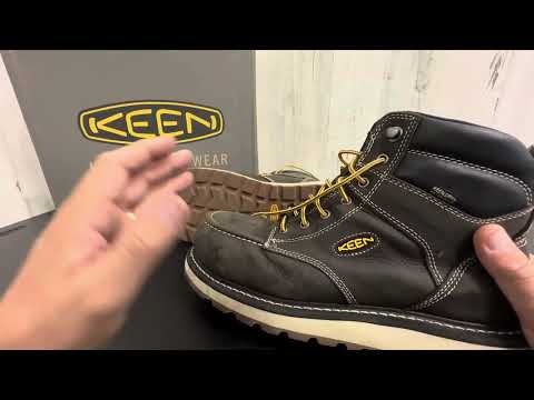 KEEN Utility Men's Cincinnati Composite Toe Waterproof 90 Degree Heel Heavy Duty Work Boots Review