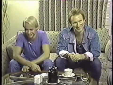 Colin Hay and Greg Ham of Men at Work on Evening Magazine - 1983