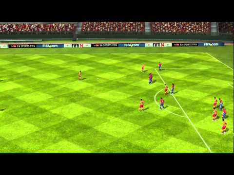FIFA 14 iPhone/iPad - Troyanos vs. FC Barcelona