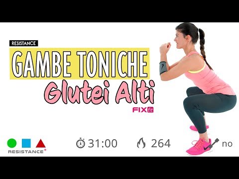 Super Resistance! Esercizi Senza Salti Per Gambe Toniche, Glutei Alti e Sodi