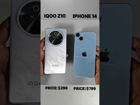 IQOO Z10 🆚 IPHONE 14 SPEED TEST COMPARISON #shortsfeed #shorts