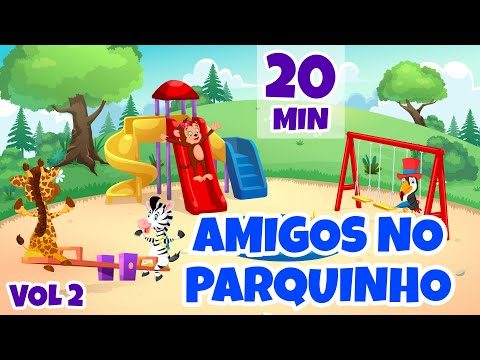 Amigos no Parquinho vol 2 - Giramille 20 min | Desenho Animado Musical
