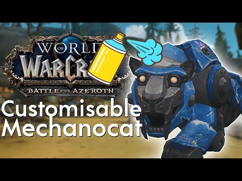 Mechanocat Laser Pointer (Customisable Mount) & How it Works | Battle for Azeroth