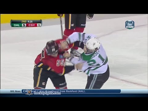 Antoine Roussel vs Shane O'Brien Nov 14, 2013