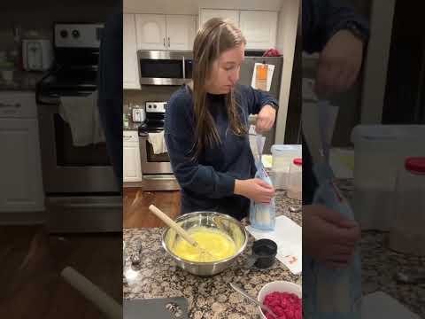 Instant Pot Peach Melba Cake