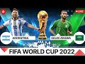 Argentina vs saudi arabia 1-2 Full Match Highlights, FIFA World Cup Today Match Highlights