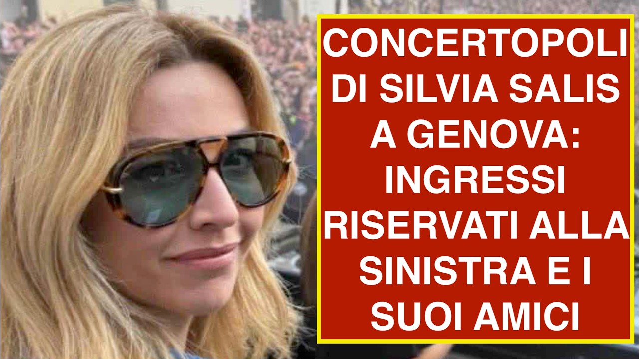 CONCERTOPOLI DI SILVIA SALIS A GENOVA: INGRASSI RISERVATI ALLA SINISTRA E I SUOI AMICI