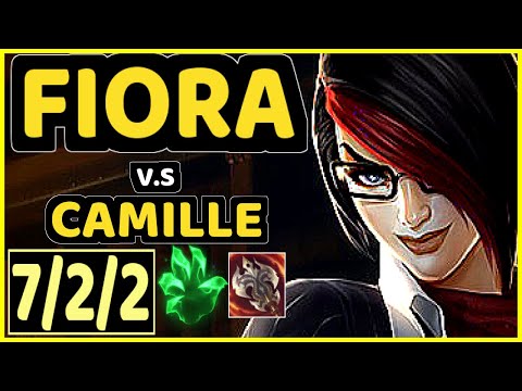 WIZER (FIORA) vs CAMILLE - 7/2/2 KDA TOP CHALLENGER GAMEPLAY - KR