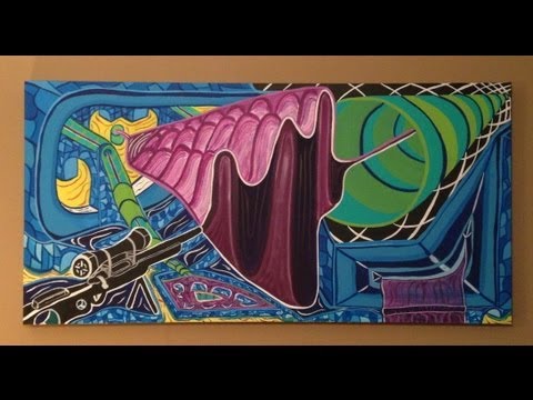 Time Lapse - Unique Acrylic Painting - "Sniper" by GEEB