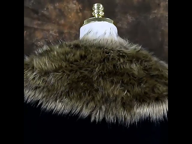 Vídeo relacionado con Cosplay Viking - Collar de piel sintética para hombre, bufanda de piel sintética medieval, cuello envolvente, guerrero, renacimiento, O Marrón, Talla única