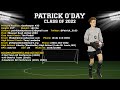 Patrick O'Day - Soccer College Recruitment Video (Class of 2022)