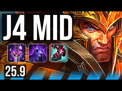 JARVAN IV vs ZILEAN (MID) | NA Grandmaster | 25.9