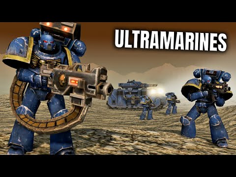 MEN OF WAR: WARHAMMER 40K MOD - Ultramarines vs Chaos Marines (Cinematic, 4K)