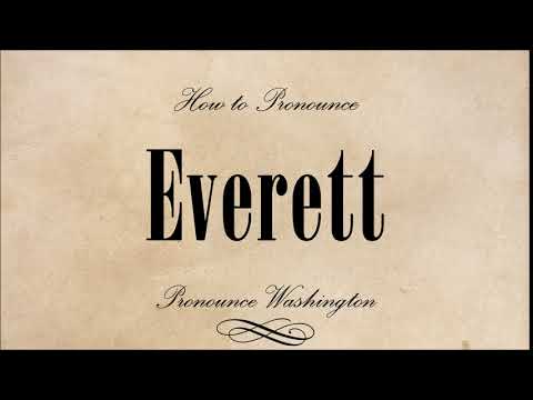 How to pronounce Everett