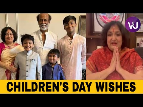 Latha Rajinikanth  asks adults to work towards the welfare of the children