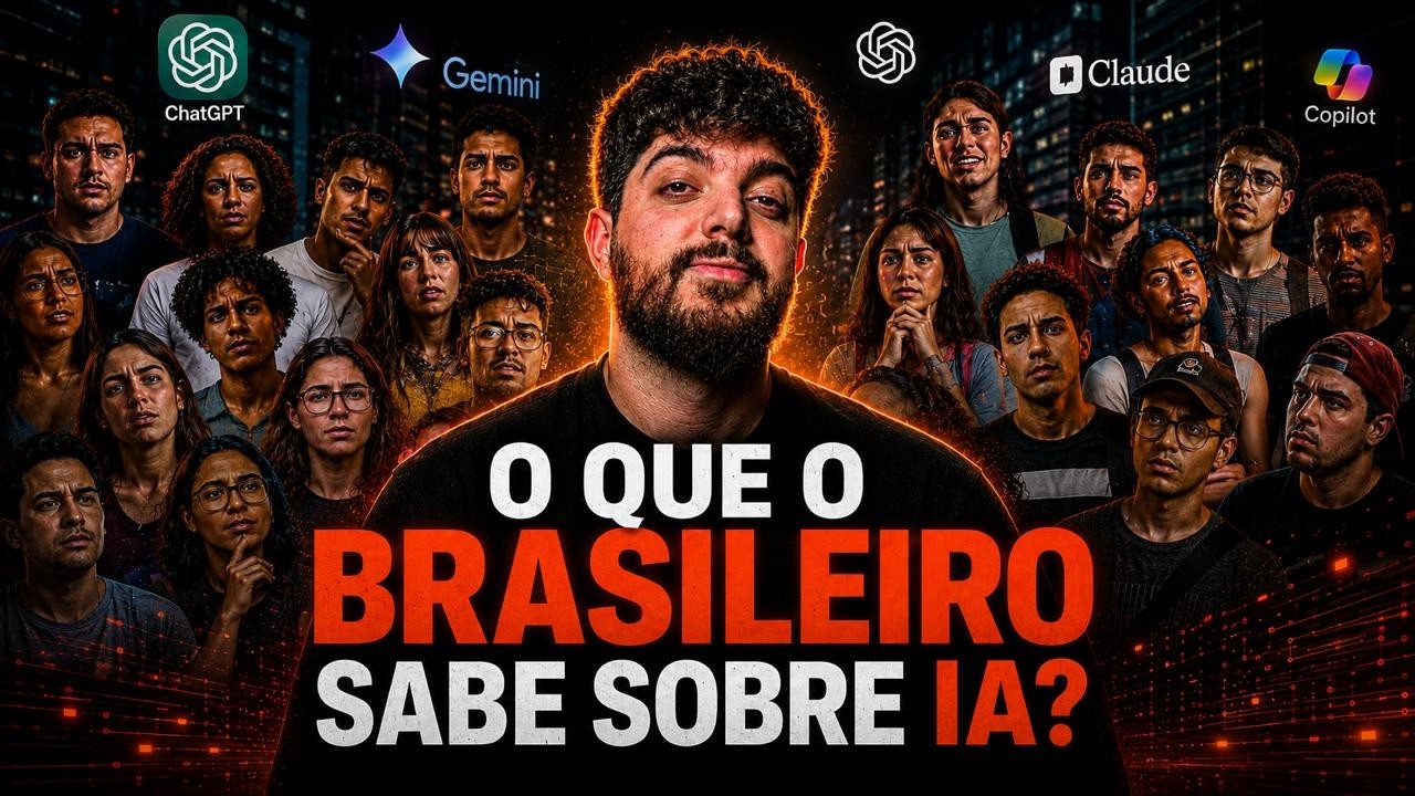 O QUE O BRASILEIRO SABE SOBRE IA? Perguntei sobre inteligência artificial pra 20 brasileiros na rua