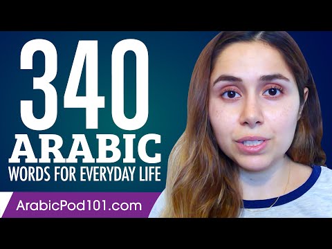 340 Arabic Words for Everyday Life - Basic Vocabulary #17