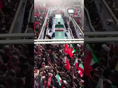 Video Thumbnail: Coffin of Iran's Supreme Leader Ayatollah Khamenei paraded through Tehran