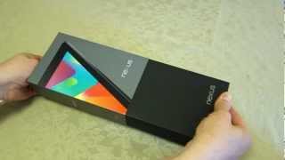 Google Nexus 7 - How to open the box. Effortlessly and without any damage.
