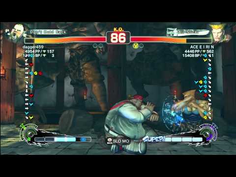dagger 459 (Rufus) vs ACE EIRIN (Guile)