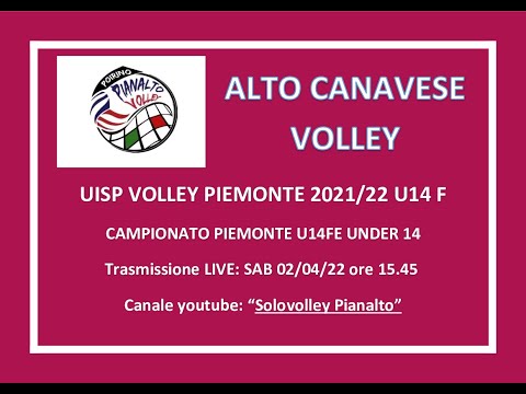 PIANALTO POIRINO U14F - ALTO CANAVESE VOLLEY _ UISP Campionato Volley Piemonte Under 14 F